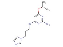 N~4~-[3-(1H-imidazol-1-yl)propyl]-6-isopropoxypyrimidine-2,4-diamine