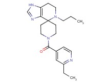1'-(2-ethylisonicotinoyl)-5-propyl-1,5,6,7-tetrahydrospiro[imidazo[4,5-c]pyridine-4,4'-piperidine]