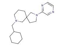 7-(cyclohexylmethyl)-2-(2-pyrazinyl)-2,7-diazaspiro[4.5]decane