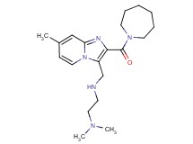 N'-{[2-(1-azepanylcarbonyl)-7-methylimidazo[1,2-a]pyridin-3-yl]methyl}-N,N-dimethyl-1,2-ethanediamine