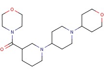 3-(morpholin-4-ylcarbonyl)-1'-(tetrahydro-2H-pyran-4-yl)-1,4'-bipiperidine
