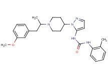 N-(1-{1-[2-(3-methoxyphenyl)-1-methylethyl]-4-piperidinyl}-1H-pyrazol-5-yl)-N'-(2-methylphenyl)urea