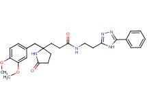 3-[2-(3,4-dimethoxybenzyl)-5-oxo-2-pyrrolidinyl]-N-[2-(5-phenyl-4H-1,2,4-triazol-3-yl)ethyl]propanamide