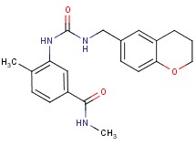 3-({[(3,4-dihydro-2H-chromen-6-ylmethyl)amino]carbonyl}amino)-N,4-dimethylbenzamide