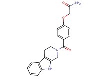 2-[4-(1,3,4,9-tetrahydro-2H-beta-carbolin-2-ylcarbonyl)phenoxy]acetamide