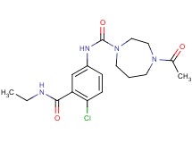 4-acetyl-N-{4-chloro-3-[(ethylamino)carbonyl]phenyl}-1,4-diazepane-1-carboxamide