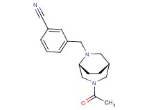3-{[(1R*,5R*)-3-acetyl-3,6-diazabicyclo[3.2.2]non-6-yl]methyl}benzonitrile