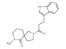 2-[3-(1H-indol-3-yl)propanoyl]-7-methyl-2,7-diazaspiro[4.5]decan-6-one