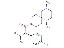 9-[2-(4-chlorophenyl)-3-methylbutanoyl]-1,4-dimethyl-1,4,9-triazaspiro[5.5]undecane