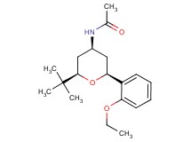 N-[(2R*,4R*,6S*)-2-tert-butyl-6-(2-ethoxyphenyl)tetrahydro-2H-pyran-4-yl]acetamide