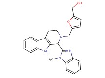 (5-{[1-(1-methyl-1H-benzimidazol-2-yl)-1,3,4,9-tetrahydro-2H-beta-carbolin-2-yl]methyl}-2-furyl)methanol