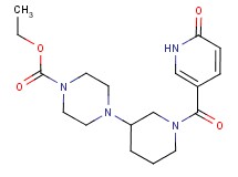 ethyl 4-{1-[(6-oxo-1,6-dihydro-3-pyridinyl)carbonyl]-3-piperidinyl}-1-piperazinecarboxylate