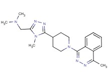 N,N-dimethyl-1-{4-methyl-5-[1-(4-methylphthalazin-1-yl)piperidin-4-yl]-4H-1,2,4-triazol-3-yl}methanamine