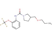 3-(propoxymethyl)-N-[2-(trifluoromethoxy)phenyl]pyrrolidine-1-carboxamide