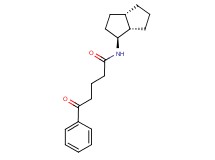 N-[(1S*,3aS*,6aS*)-octahydropentalen-1-yl]-5-oxo-5-phenylpentanamide