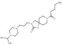 3-[3-(4-isopropylpiperazin-1-yl)propyl]-8-pentanoyl-1-oxa-3,8-diazaspiro[4.5]decan-2-one