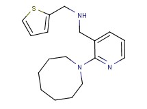 1-[2-(1-azocanyl)-3-pyridinyl]-N-(2-thienylmethyl)methanamine