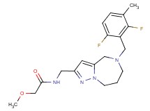 N-{[5-(2,6-difluoro-3-methylbenzyl)-5,6,7,8-tetrahydro-4H-pyrazolo[1,5-a][1,4]diazepin-2-yl]methyl}-2-methoxyacetamide