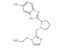 6-methyl-2-{1-[(1-propyl-1H-imidazol-2-yl)methyl]-2-pyrrolidinyl}-1H-benzimidazole