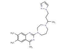 4,6,7-trimethyl-2-{4-[1-methyl-3-(1H-pyrazol-1-yl)propyl]-1,4-diazepan-1-yl}quinazoline