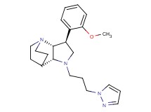 (2R*,3S*,6R*)-3-(2-methoxyphenyl)-5-[3-(1H-pyrazol-1-yl)propyl]-1,5-diazatricyclo[5.2.2.0~2,6~]undecane