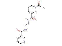 N-(2-{[(1-acetyl-3-piperidinyl)carbonyl]amino}ethyl)nicotinamide
