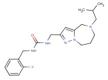 N-(2-fluorobenzyl)-N'-[(5-isobutyl-5,6,7,8-tetrahydro-4H-pyrazolo[1,5-a][1,4]diazepin-2-yl)methyl]urea