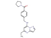 5-ethyl-N-[4-(1-pyrrolidinylcarbonyl)benzyl]pyrazolo[1,5-a]pyrimidin-7-amine