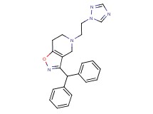 3-(diphenylmethyl)-5-[2-(1H-1,2,4-triazol-1-yl)ethyl]-4,5,6,7-tetrahydroisoxazolo[4,5-c]pyridine