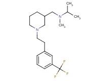 N-methyl-N-[(1-{2-[3-(trifluoromethyl)phenyl]ethyl}-3-piperidinyl)methyl]-2-propanamine