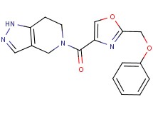 5-{[2-(phenoxymethyl)-1,3-oxazol-4-yl]carbonyl}-4,5,6,7-tetrahydro-1H-pyrazolo[4,3-c]pyridine