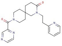 9-(pyrazin-2-ylcarbonyl)-2-(2-pyridin-2-ylethyl)-2,9-diazaspiro[5.5]undecan-3-one