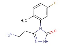 5-(2-aminoethyl)-4-(5-fluoro-2-methylphenyl)-2,4-dihydro-3H-1,2,4-triazol-3-one