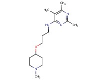 2,5,6-trimethyl-N-{3-[(1-methylpiperidin-4-yl)oxy]propyl}pyrimidin-4-amine