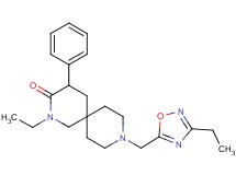 2-ethyl-9-[(3-ethyl-1,2,4-oxadiazol-5-yl)methyl]-4-phenyl-2,9-diazaspiro[5.5]undecan-3-one