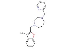 1-[(3-methyl-1-benzofuran-2-yl)methyl]-4-(pyridin-2-ylmethyl)-1,4-diazepane