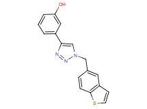 3-[1-(1-benzothien-5-ylmethyl)-1H-1,2,3-triazol-4-yl]phenol