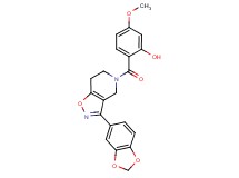 2-{[3-(1,3-benzodioxol-5-yl)-6,7-dihydroisoxazolo[4,5-c]pyridin-5(4H)-yl]carbonyl}-5-methoxyphenol