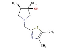 (3R*,4R*)-1-[(4,5-dimethyl-1,3-thiazol-2-yl)methyl]-3,4-dimethyl-3-pyrrolidinol