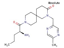 2-[(5-methyl-2-pyrazinyl)methyl]-9-L-norvalyl-2,9-diazaspiro[5.5]undecan-3-one hydrochloride
