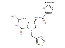 (4R)-N-isopropyl-4-[(1H-pyrrol-2-ylcarbonyl)amino]-1-(3-thienylmethyl)-L-prolinamide