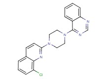 4-[4-(8-chloro-2-quinolinyl)-1-piperazinyl]quinazoline