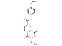4-chlorophenyl (7S,9aR)-7-ethyl-6,9-dioxooctahydro-2H-pyrazino[1,2-a]pyrazine-2-carboxylate
