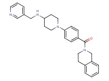 1-[4-(3,4-dihydro-2(1H)-isoquinolinylcarbonyl)phenyl]-N-(3-pyridinylmethyl)-4-piperidinamine