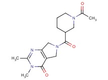 6-[(1-acetyl-3-piperidinyl)carbonyl]-2,3-dimethyl-3,5,6,7-tetrahydro-4H-pyrrolo[3,4-d]pyrimidin-4-one