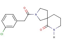 2-[(3-chlorophenyl)acetyl]-2,7-diazaspiro[4.5]decan-6-one