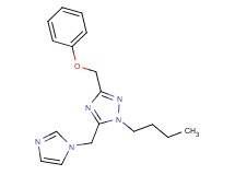 1-butyl-5-(1H-imidazol-1-ylmethyl)-3-(phenoxymethyl)-1H-1,2,4-triazole