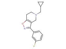 5-(cyclopropylmethyl)-3-(3-fluorophenyl)-4,5,6,7-tetrahydroisoxazolo[4,5-c]pyridine