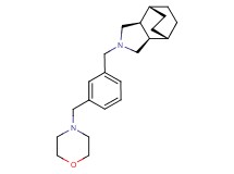 (1R*,2R*,6S*,7S*)-4-[3-(4-morpholinylmethyl)benzyl]-4-azatricyclo[5.2.2.0~2,6~]undecane