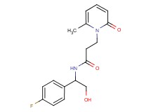 N-[1-(4-fluorophenyl)-2-hydroxyethyl]-3-(6-methyl-2-oxopyridin-1(2H)-yl)propanamide